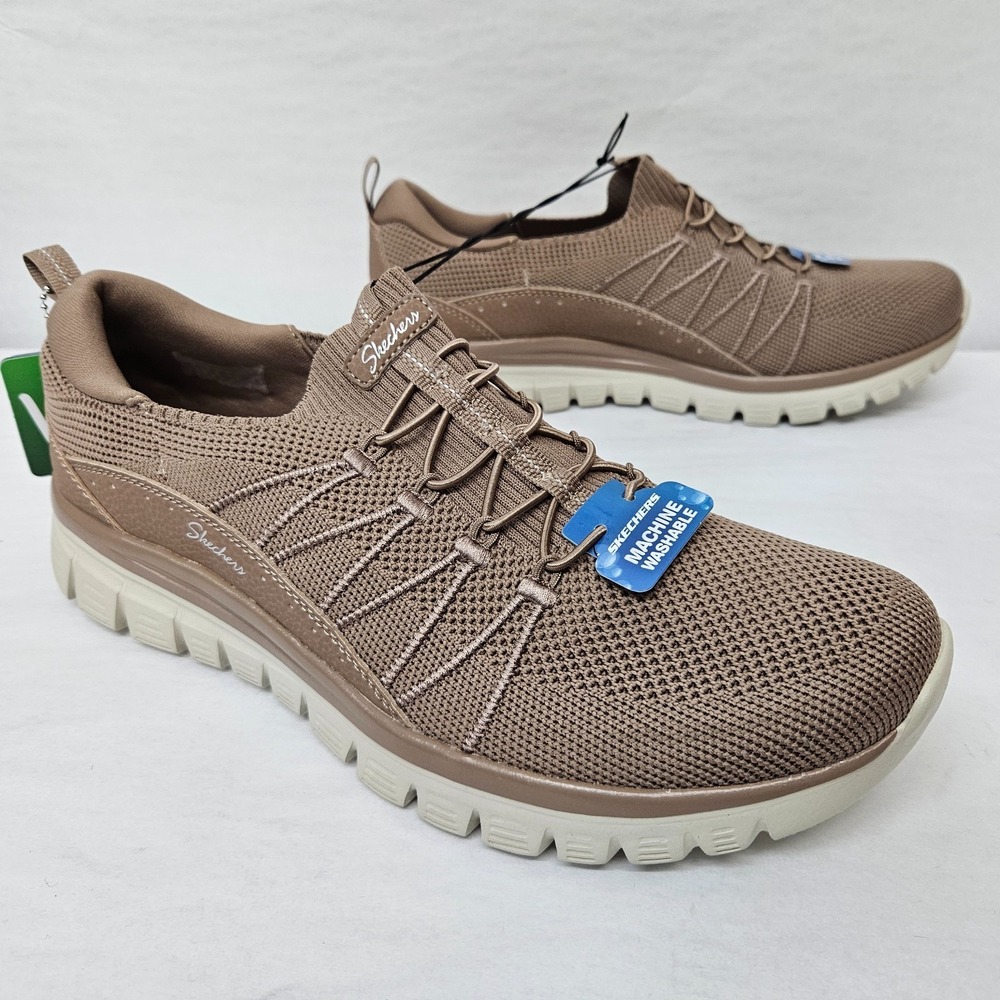 Skechers Graceful - Picture Perfect Athletic Sneakers 100702 Mocha Women Size 11